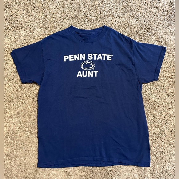 Vintage NCAA Penn State “triple blue AUNT” shirt 00s size medium - Picture 1 of 8
